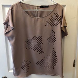 Ark & Co. Geometric Cutout Top
